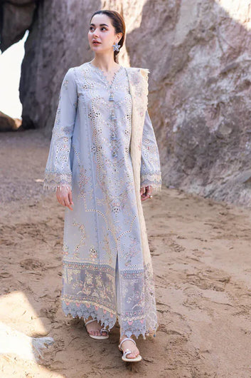 Embroidered Luxury Lawn Unstitched 3Pc | 1036