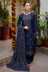 WOOL MEREENA  3PC UNSTICHED DRESS EMBROIDERED SHAWL-KS5036