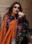 FULLY EMBROIDERED 3PC DHANAK DRESS WITH EMBROIDERED DHANAK SHAWL-KS5050