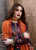 FULLY EMBROIDERED 3PC DHANAK DRESS WITH EMBROIDERED DHANAK SHAWL-KS5050