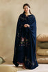 WOOL MAREENA 3PC EMBROIDERED DRESS EMBROIDERED SHAWL-KS5026