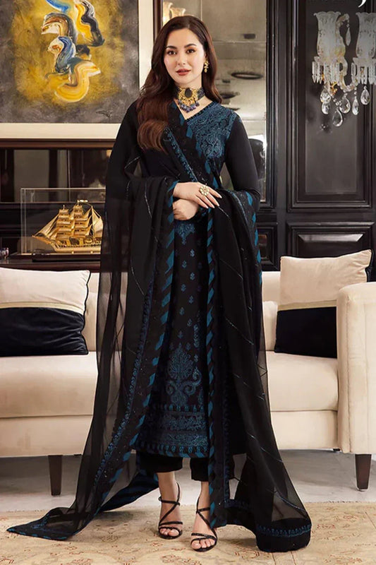 Embroidered Luxury Lawn Unstitched 3Pc | 1018