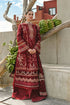 FULLY EMBROIDERED 3PC KARANDI DRESS WITH EMBROIDERED KARANDI SHAWL-KS5068