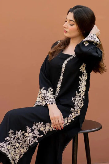 Embroidered Luxury Lawn Unstitched 2Pc | 1069