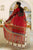 FULLY EMBROIDERED 3PC DHANAK DRESS WITH PRINTED DHANAK SHAWL-KS576